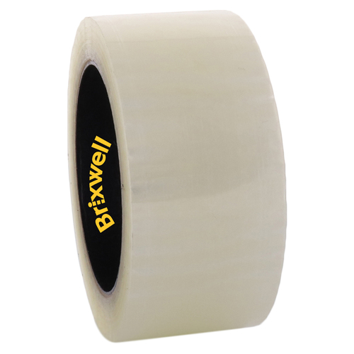 Brixwell DKH100003 Commercial Grade Clear Packing Tape 2 Inch x 110 Yard Made in the USA
