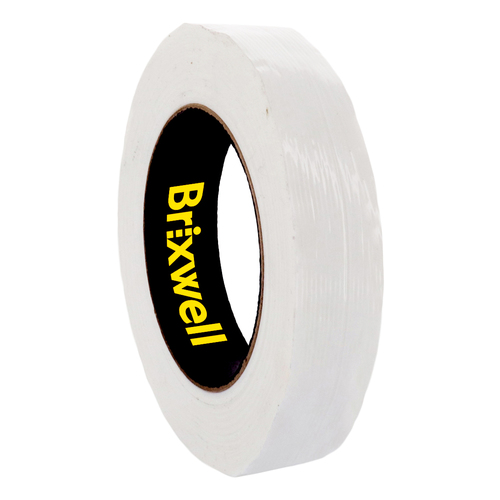 Brixwell FST10060C-XCP24 24 Rolls - Clear Filament Strapping Tape 1 Inch x 60 Yard Made in the USA