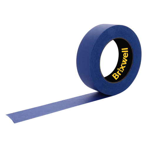 Brixwell PT11260B-XCP3 3 Rolls - Pro Blue Painters Masking Tape 1 1/2 Inch x 60 Yard Made in the USA