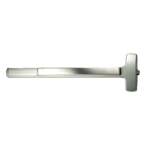 Fire Rated 4' Rim Exit Device Only Aluminum Finish