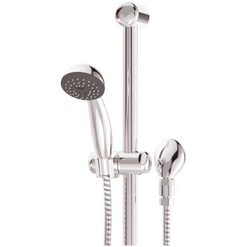 Dia 1-Spray Hand Shower with Slide Bar in Polished Chrome