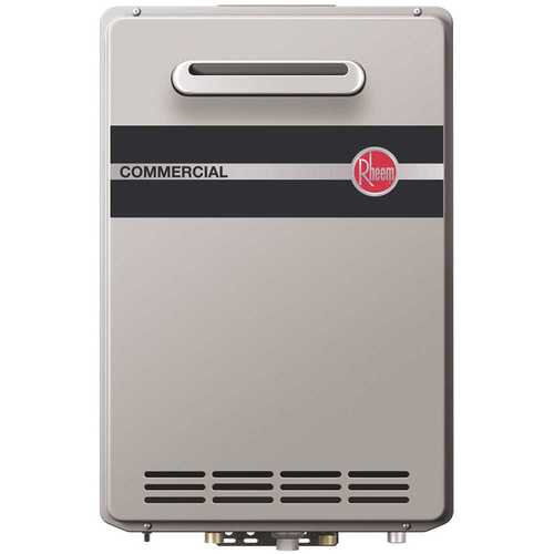 Rheem Commercial 9.5 GPM Natural Gas High Efficiency Outdoor Tankless Water Heater