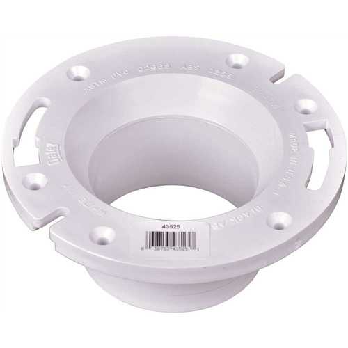 Oatey 435252 Closet Flange, 3, 4 in Connection, PVC, White