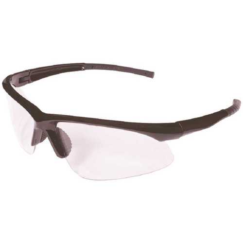 Catalyst Clear Safety Glasses with Black Frame