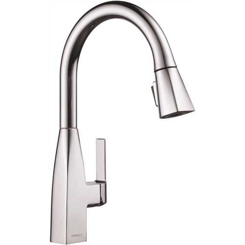 Xander Single-Handle Pull-Down Sprayer Kitchen Faucet in Chrome