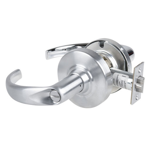 ALX Series Grade 2 Privacy Sparta Lever Lock with 47267038 Springlatch and 47267101 ANSI Strike Satin Chrome Finish