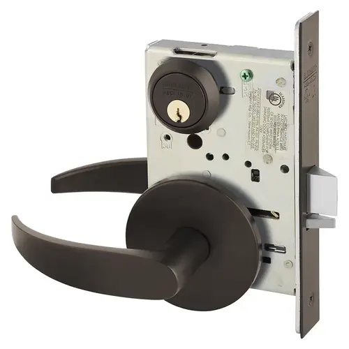 Manufacturing Mortise Lock Dark Oxidized Bronze