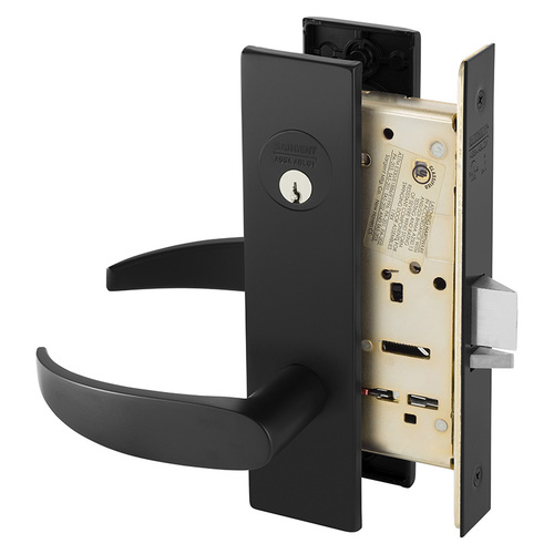 Manufacturing Mortise Lock Black Suede Powder Coat