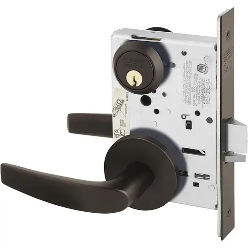 Manufacturing Mortise Lock Dark Oxidized Bronze