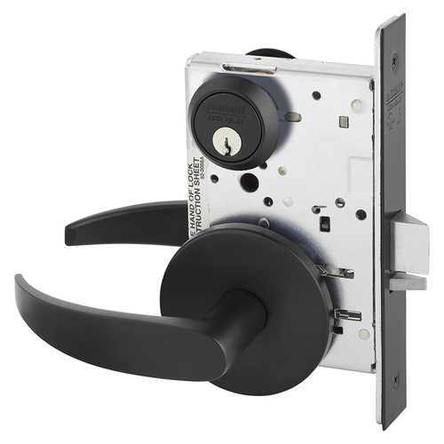 Manufacturing Mortise Lock Black Suede Powder Coat