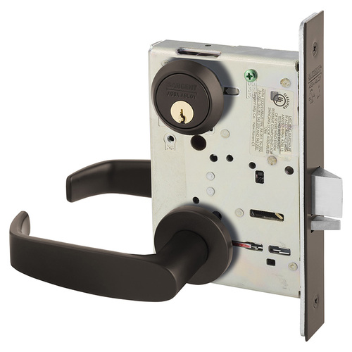 Manufacturing Mortise Lock Dark Oxidized Bronze