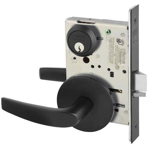 Manufacturing Mortise Lock Black Suede Powder Coat