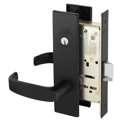 Manufacturing Mortise Lock Black Suede Powder Coat