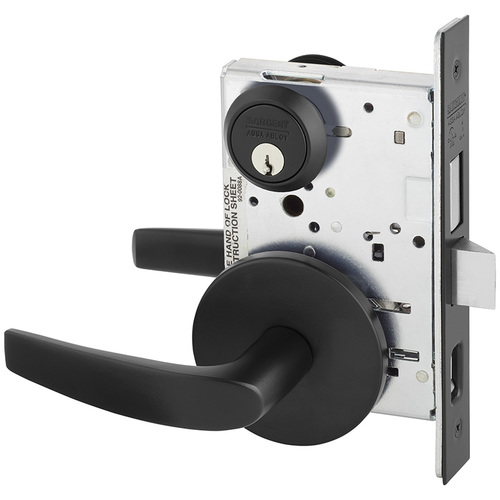 Manufacturing Mortise Lock Black Suede Powder Coat