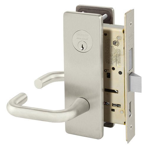 Manufacturing Mortise Lock Satin Nickel Plated Clear Coated