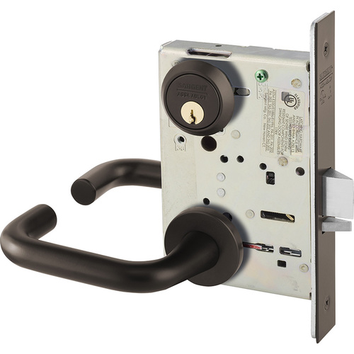 Manufacturing Mortise Lock Dark Oxidized Bronze