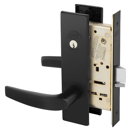 Manufacturing Mortise Lock Black Suede Powder Coat