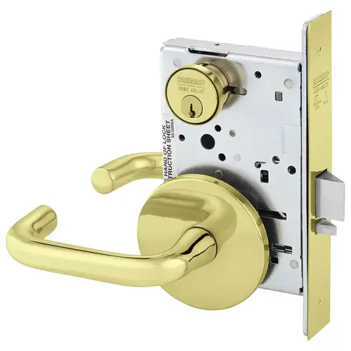 Manufacturing Mortise Lock Bright Brass