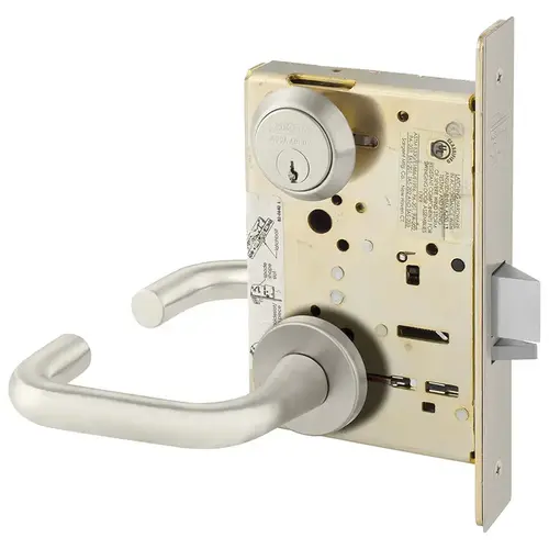 Manufacturing Mortise Lock Satin Nickel Plated Clear Coated