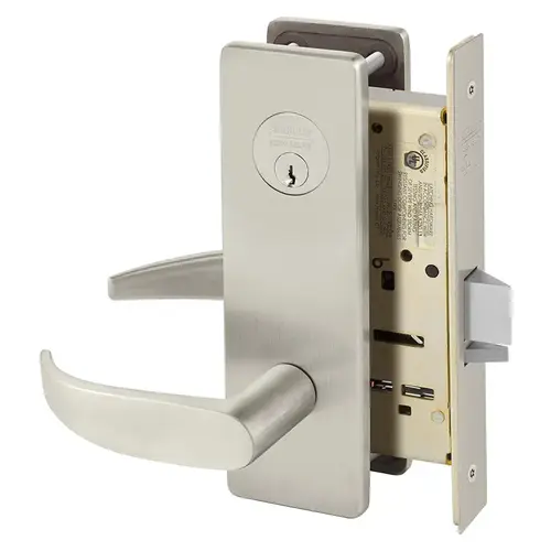 Manufacturing Mortise Lock Satin Nickel Plated Clear Coated