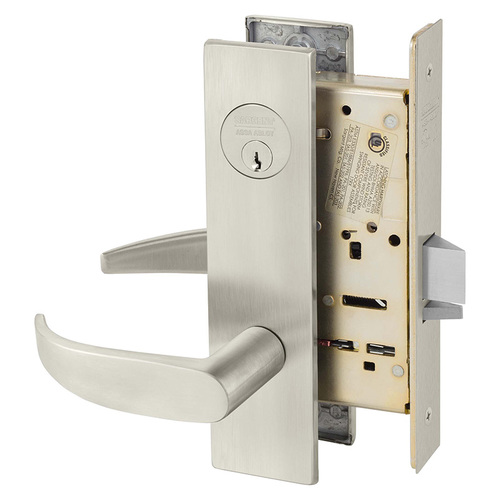 Manufacturing Mortise Lock Satin Nickel Plated Clear Coated