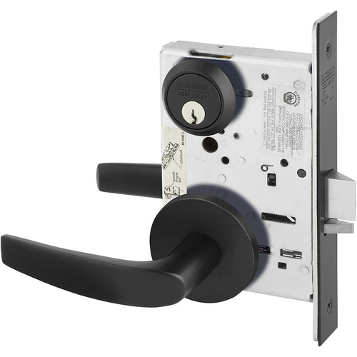 Manufacturing Mortise Lock Black Suede Powder Coat