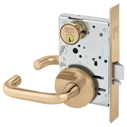 Manufacturing Mortise Lock Bright Bronze Clear Coated