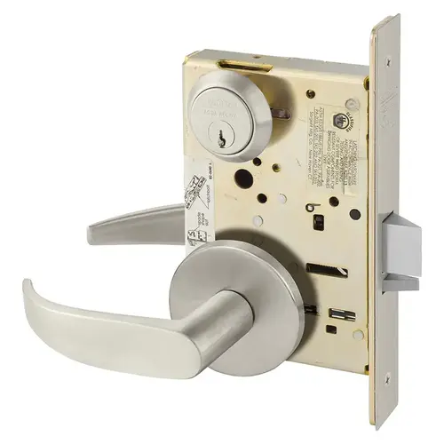 Manufacturing Mortise Lock Satin Nickel Plated Clear Coated