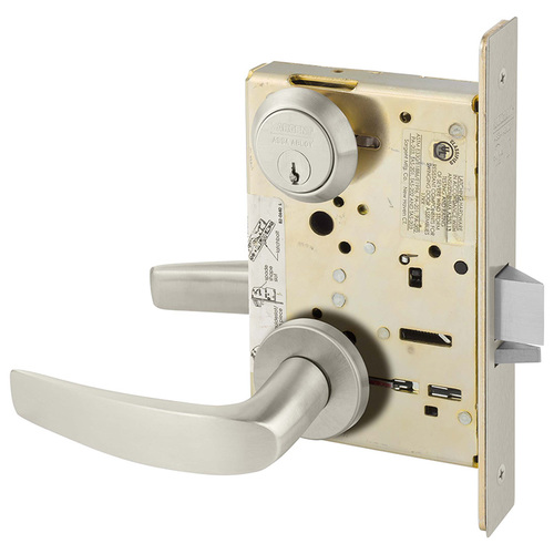 Manufacturing Mortise Lock Satin Nickel Plated Clear Coated