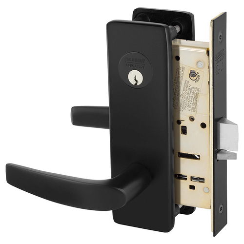 Manufacturing Mortise Lock Black Suede Powder Coat