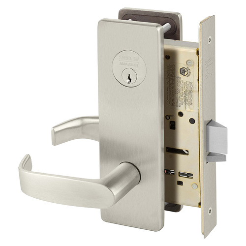 Manufacturing Mortise Lock Satin Nickel Plated Clear Coated