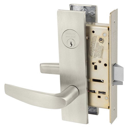 Manufacturing Mortise Lock Satin Nickel Plated Clear Coated