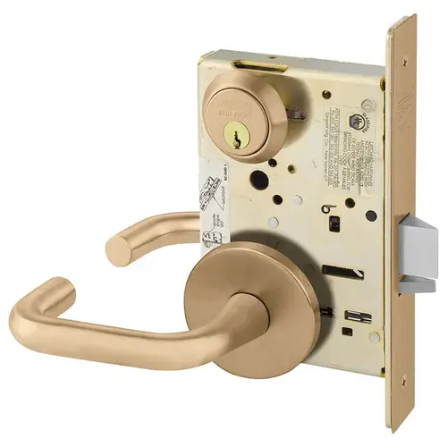 Manufacturing Mortise Lock Satin Bronze Clear Coated