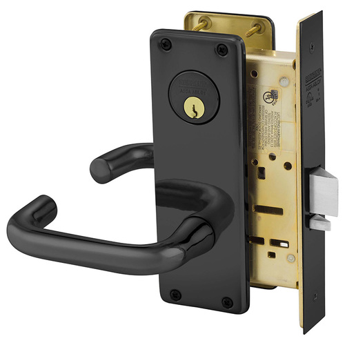 Manufacturing Mortise Lock Dark Oxidized Statuary Bronze Clear Coated