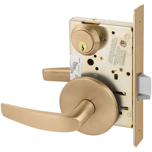 Manufacturing Mortise Lock Satin Bronze Clear Coated