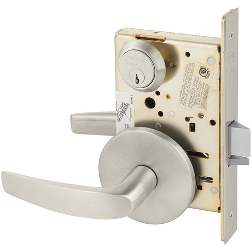 Manufacturing Mortise Lock Satin Nickel Plated Clear Coated