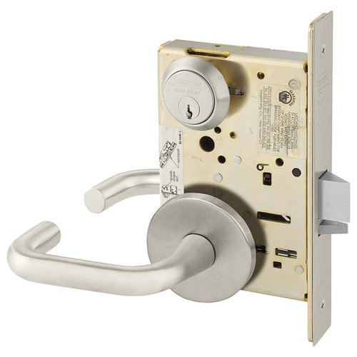 Manufacturing Mortise Lock Satin Nickel Plated Clear Coated