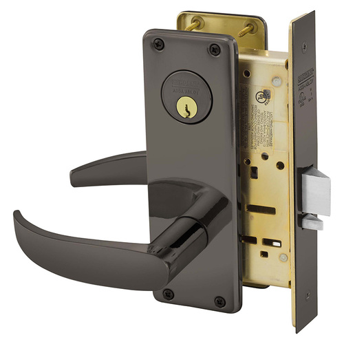 Manufacturing Mortise Lock Oxidized Satin Bronze Relieved Clear Coated