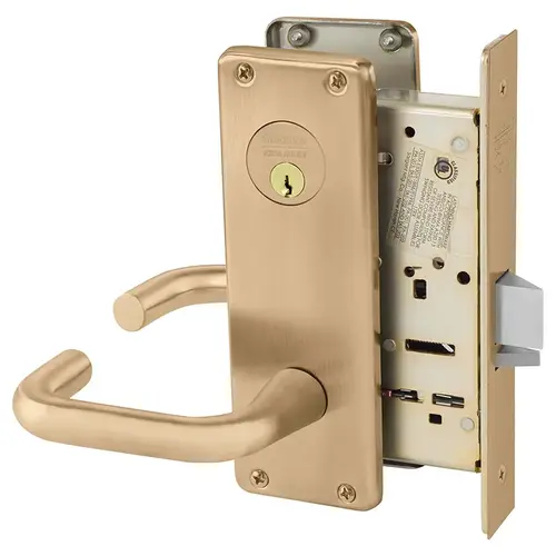 Manufacturing Mortise Lock Satin Bronze Clear Coated