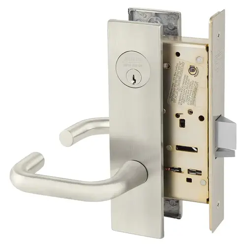 Manufacturing Mortise Lock Satin Nickel Plated Clear Coated