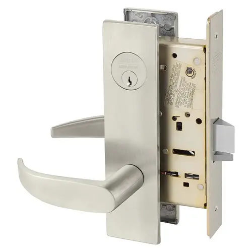 Manufacturing Mortise Lock Satin Nickel Plated Clear Coated