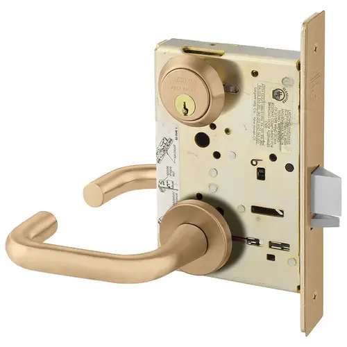 Manufacturing Mortise Lock Satin Bronze Clear Coated