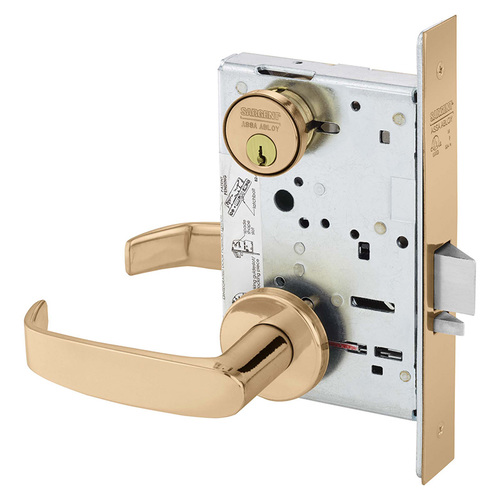 Manufacturing Mortise Lock Bright Bronze Clear Coated