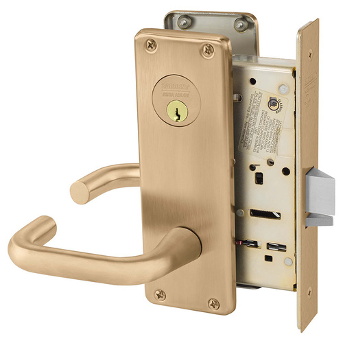 Manufacturing Mortise Lock Satin Bronze Clear Coated