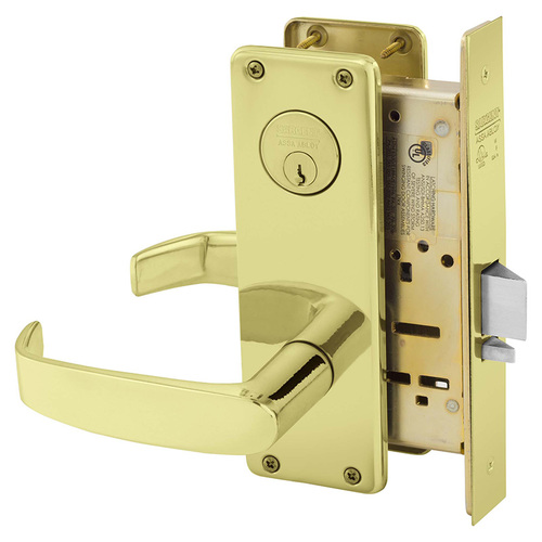 Manufacturing Mortise Lock Bright Brass