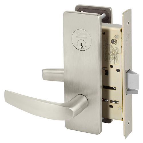 Manufacturing Mortise Lock Satin Nickel Plated Clear Coated