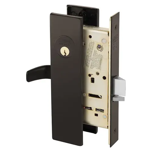 Manufacturing Mortise Lock Dark Oxidized Bronze