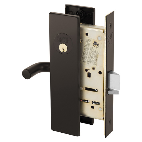 Manufacturing Mortise Lock Dark Oxidized Bronze