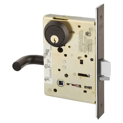 Manufacturing Mortise Lock Dark Oxidized Bronze