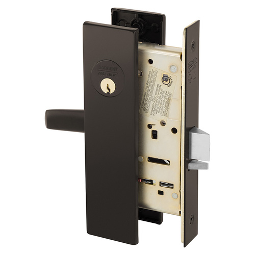 Manufacturing Mortise Lock Dark Oxidized Bronze